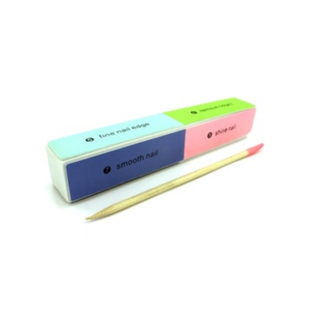 Nail Buffer w/Cuticle Stick - Picture 2 of 2
